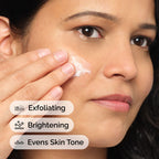 Model application of Azelaic Acid Suspension 10%